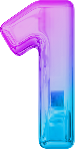 Number 1 gradient
